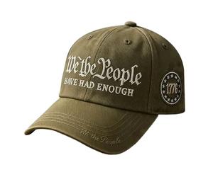 Vintage Baseball Hat - 60cm Adjustable Size | Cloth & Polyester Patriotic Cap, 1776 250th Celebration Trucker Hat for Men Women Hiking Golfing Cycling and Sports Events