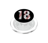Vintage Baseball Mom #18 Maillot de Baseball Joueur préféré PopSockets PopGrip pour MagSafe