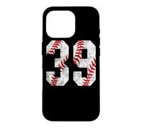 Vintage Baseball Mom #39 Maillot de Baseball numéro 39 Coque pour iPhone 16 Pro