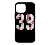 Vintage Baseball Mom #39 Maillot de Baseball numéro 39 Coque pour iPhone 16 Pro Max