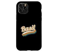 Vintage Basil Personnalisé Nom Basil Coque pour iPhone 11 Pro