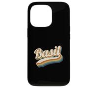 Vintage Basil Personnalisé Nom Basil Coque pour iPhone 13 Pro