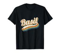 Vintage Basil Personnalisé Nom Basil T-Shirt