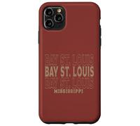 Vintage Bay Saint-Louis, Mississippi Coque pour iPhone 11 Pro Max