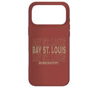 Vintage Bay Saint-Louis, Mississippi Coque pour iPhone 17 Pro Max