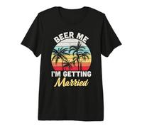 Vintage Beer Me I'm Getting Married Drinking Team Beer Lover T-Shirt Haut de Gamme