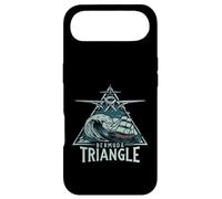 Vintage Bermuda Triangle Mystery Plane Ship Wave Graphic Coque pour iPhone Air