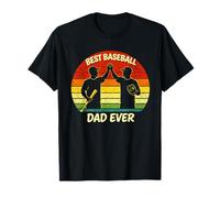 Vintage Best Baseball Dad Ever Cool Baseball Dad Humour T-Shirt