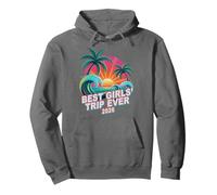Vintage Best Girls Travel Ever 2026 Vacances Surf Vacay Sweat à Capuche