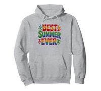 Vintage Best Summer Ever Famille Vacances Voyage Natation Plage Sweat à Capuche