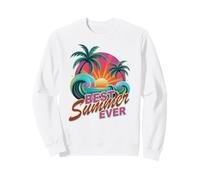 Vintage Best Summer Ever Surf Vacances Voyage Vacay Sweatshirt