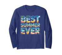 Vintage Best Summer Ever Vacances Voyage Plage Vacay Beach Manche Longue