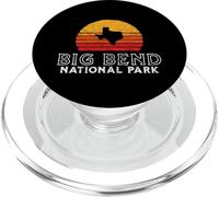 Vintage Big Bend National Park Retro Texas Sun PopSockets PopGrip pour MagSafe