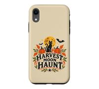 Vintage Black Cats Automne Arts Folkloriques Halloween Coque pour iPhone XR
