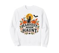 Vintage Black Cats Automne Arts Folkloriques Halloween Sweatshirt