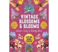 Vintage Blossoms And Blooms Sticker, Color & Activity Book