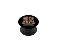 Vintage Boho Wildflower Wild Love Where The Flowers Bloom PopSockets PopGrip Adhésif