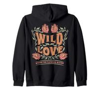 Vintage Boho Wildflower Wild Love Where The Flowers Bloom Sweat à Capuche