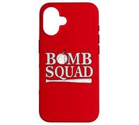 Vintage Bomb Squad Dinger Home Run Baseball Softball frappant Coque pour iPhone 16