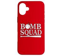 Vintage Bomb Squad Dinger Home Run Baseball Softball frappant Coque pour iPhone 16 Plus