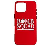 Vintage Bomb Squad Dinger Home Run Baseball Softball frappant Coque pour iPhone 16 Pro Max