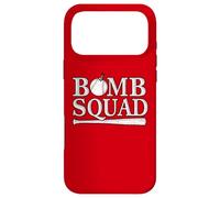 Vintage Bomb Squad Dinger Home Run Baseball Softball frappant Coque pour iPhone 17 Pro Max