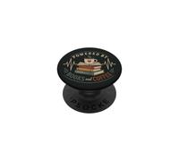Vintage Book Lover Lecteur de café Littéraire Morning Vibe PopSockets PopGrip Adhésif