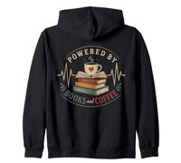 Vintage Book Lover Lecteur de café Littéraire Morning Vibe Sweat à Capuche
