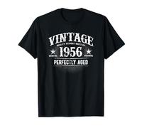 Vintage Born in 1956 Classic 70th Birthday Perfectly Aged T-Shirt