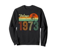 Vintage Born in 1973 Years Old 52nd Birthday Gifts T-Shirt drôle Sweatshirt