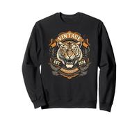 Vintage Born in 1974 Classic Tiger 52nd Birthday Sweatshirt
