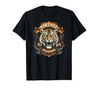 Vintage Born in 1974 Classic Tiger 52nd Birthday T-Shirt