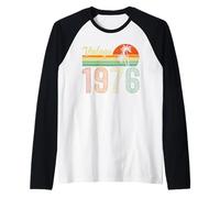 Vintage Born in 1976 Years Old 50th Birthday Gifts T-Shirt drôle Manche Raglan