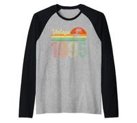 Vintage Born in 1995 Years Old 30th Birthday Gifts T-Shirt drôle Manche Raglan