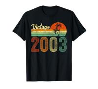 Vintage Born in 2003 Years Old 22nd Birthday Gifts T-Shirt drôle T-Shirt