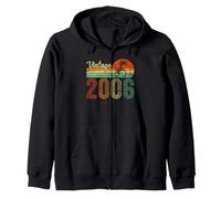 Vintage Born in 2006 Years Old 18th Birthday Gifts T-Shirt drôle Sweat à Capuche