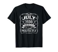 Vintage Born in July 1930 The Living Legend 96th Birthday T-Shirt