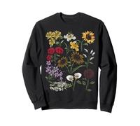 Vintage Botanical Art Fleurs cultivateurs de plantes Sweatshirt