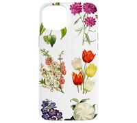 Vintage Botanical Flowers Tulipes, Irises, Camélias, Roses Coque pour iPhone 15 Plus