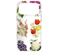 Vintage Botanical Flowers Tulipes, Irises, Camélias, Roses Coque pour iPhone 17 Pro Max