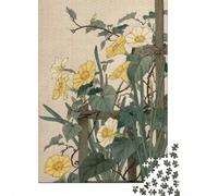 Vintage Botanical Illustration of Morning Glo Puzzle, 1000 pièces