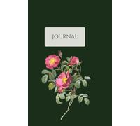 Vintage Botanical Journal: Volume 10 of 12 - Premium Hardcover Combined Lined & Sketch Notebook with Cream Paper, 150 Pages - Antique Victorian Floral Illustration Aesthetic Diary for Writing and Art