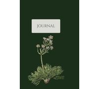Vintage Botanical Journal: Volume 4 of 12 - Premium Hardcover Combined Lined & Sketch Notebook with Cream Paper, 150 Pages - Antique Victorian Floral Illustration Aesthetic Diary for Writing and Art