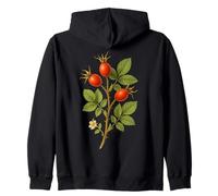 Vintage Botanical Rose Musquée Nature Fruit Art Print Sweat à Capuche
