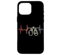 Vintage Boxe Heartbeat Boxer Combat Sports Coque pour iPhone 16 Pro Max
