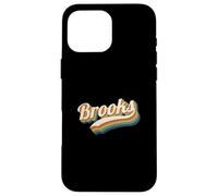 Vintage Brooks Personnalisé Nom Brooks Coque pour iPhone 16 Pro Max