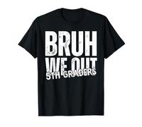 Vintage Bruh We Out Teachers Joyeux dernier jour d'école T-Shirt
