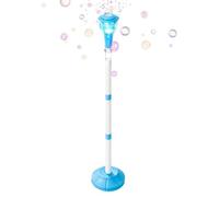 Vintage Bubble Machine with Lights, Shock-Resistant Outdoor Toy