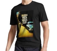 Vintage Buena Vista Social Club Tee El Carretero Compay Segundo Rubén GonzálezBlackS