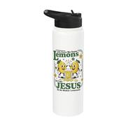 Vintage But My Jesus He Be Make Lemonade Stand Lemonade Stand Stainless Steel Insulated Water Bottle